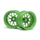 Tech 7 Wheel Green 52X26X+9Mm Offset (2Pcs)