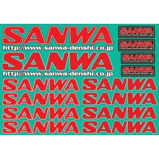 Aufkleber SANWA-rot *JPN-2009