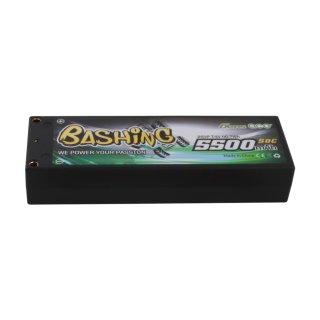 Gens ace 5500mAh 2S 7.4V 50C HardCase RC 10# car Lipo battery pack with T-plug