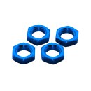 BLUE 1/8TH WHEEL NUTS (4) (ALSO FIT MUGEN)