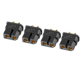 Team Corally - TC PRO Connector 3.5mm - Gold Plated Connectors - Reverse polarity protection - Male - 4 pcs