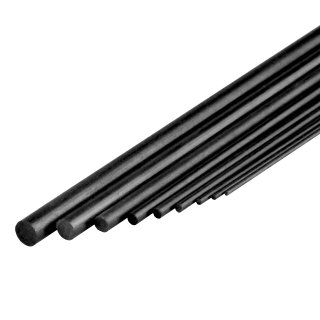 YUKI MODEL CFK-Rundstab Carbon Kohlefaser Ø5,0 x 1000mm