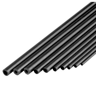 YUKI MODEL CFK-Rundrohr Carbon Kohlefaser Ø3,0 x Ø1,2 x 1000mm