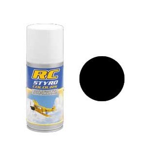 RC Styro 610 schwarz   150 ml Spraydose