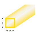 ASA Quadrat Rohr transparent gelb 4x5x330 mm (5)