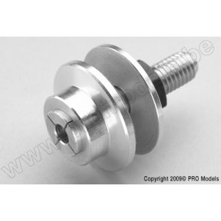 Revtec - Prop Adapter - Body 19mm - Collet Type - M6-29mm - Shaft Dia. 4mm - 1 pc