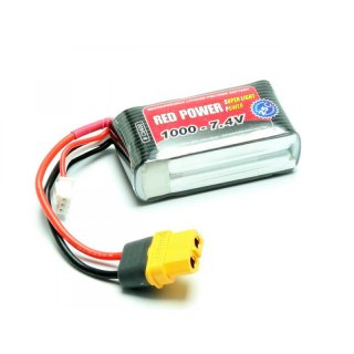 LiPo Akku RED POWER SLP 1000 - 7,4V